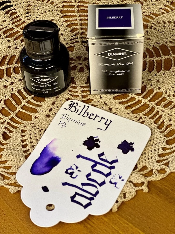 Töltőtolltinta 30ml Diamine - Bilberry