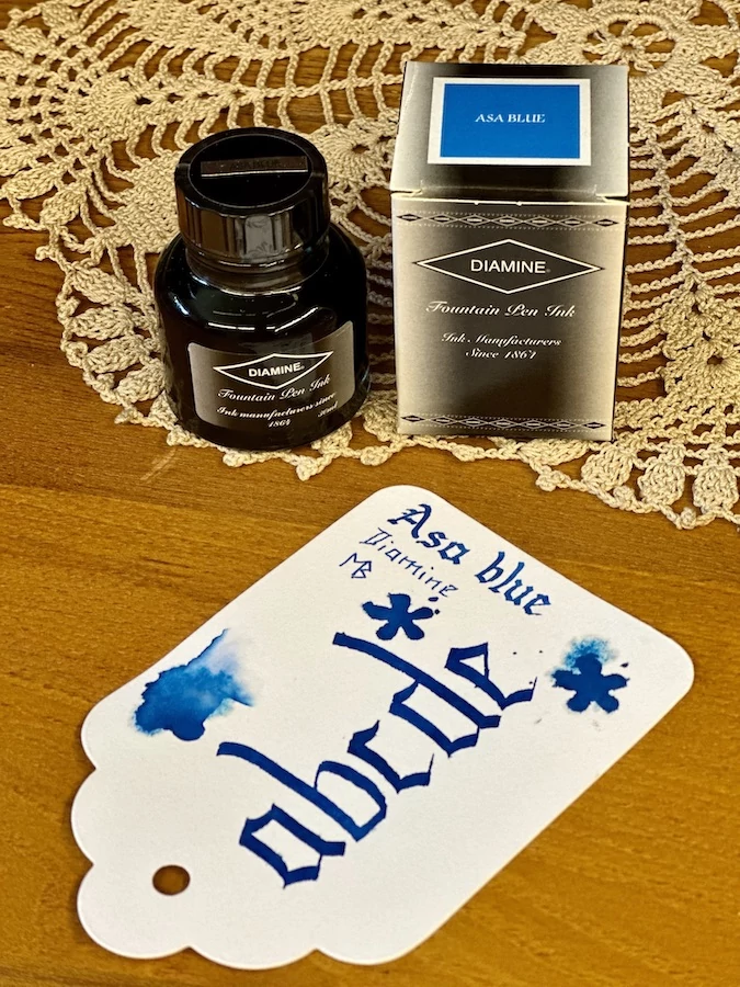 Töltőtolltinta 30ml Diamine - Asa blue