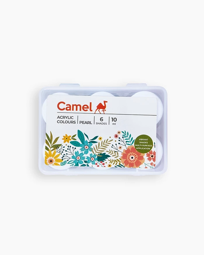 Akrilfesték szett 6 színű Pearl Colours Camlin