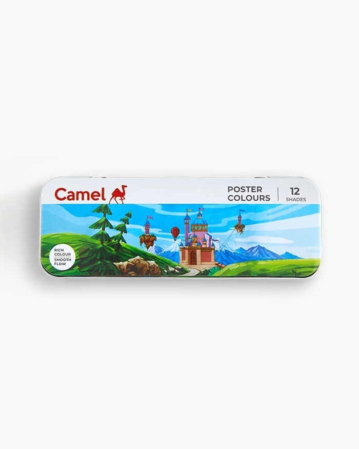 Tempera szett 12 színű Poster Colours Camlin