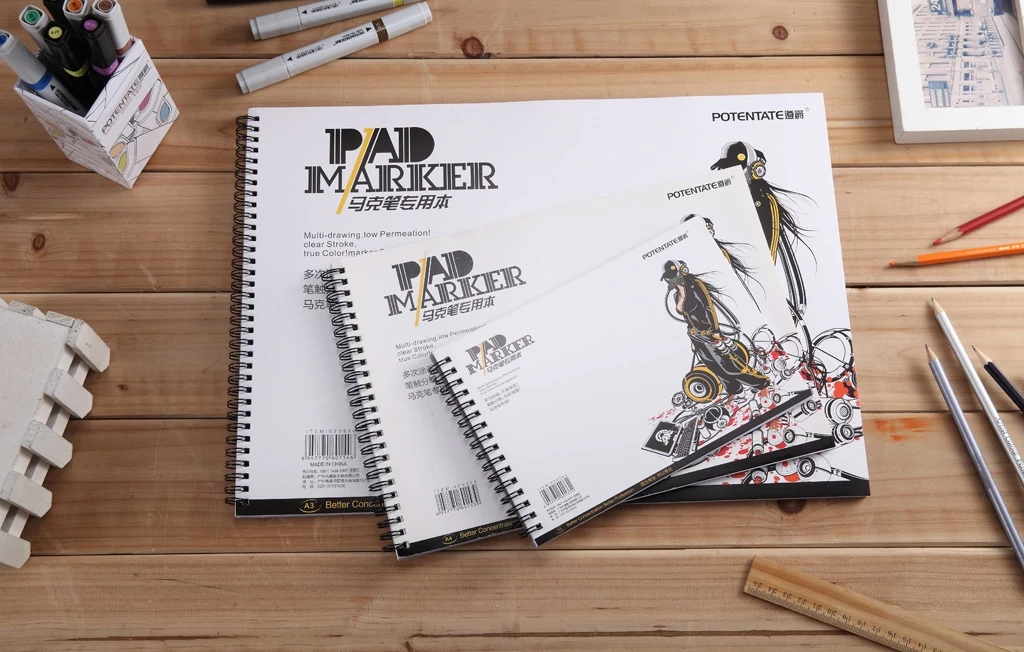 Rajztömb A4/32lap 120g Marker Paper Potentate