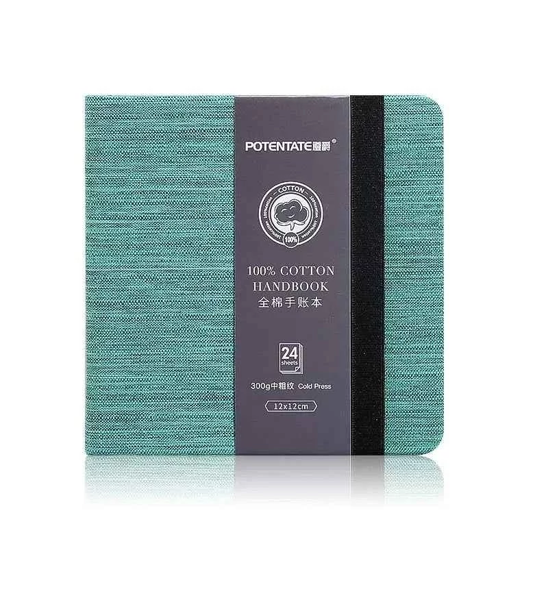 Akvarelltömb 12x12cm/24lap CP pamut Potentate